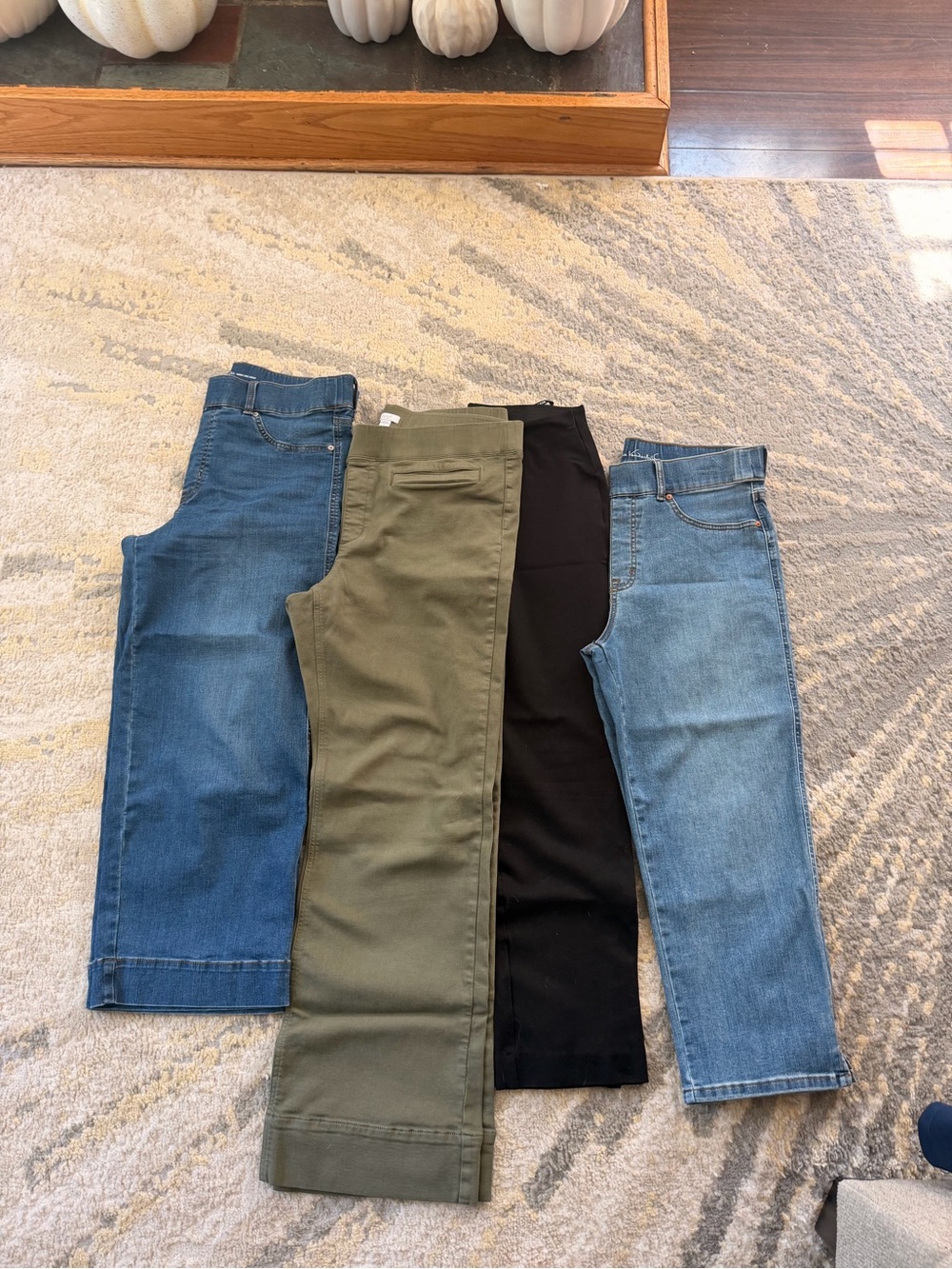 NWOT Women’s Pants Lot in Blue, Olive & Black